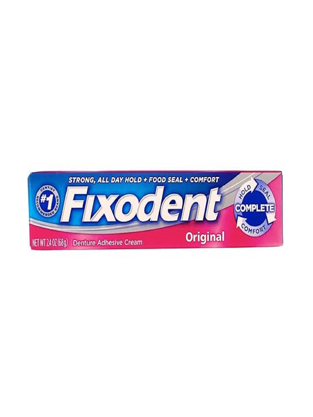 Fixodent Compete Original Denture Adhesive Cream Toothpaste - 68 g