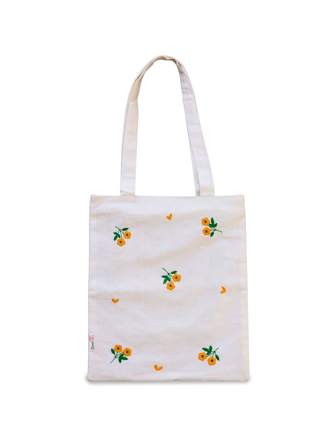 BandBox Women Floral Printed Shopper Cotton Tote Bag