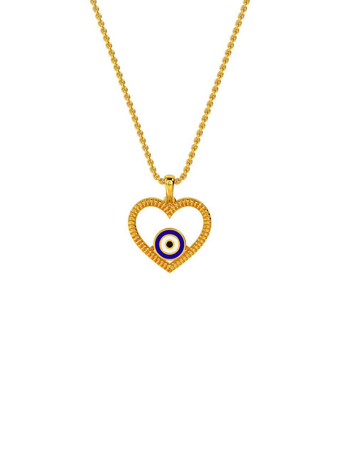 KISNA DIAMOND AND GOLD JEWELLERY Women 14KT Yellow Gold Pendent Gold Weight: 1.28gm