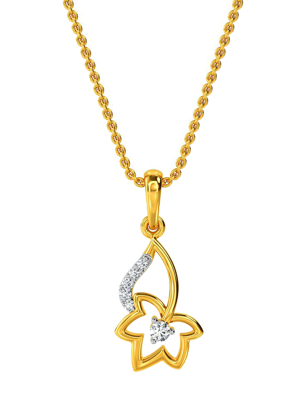 KISNA DIAMOND AND GOLD JEWELLERY Women 14KT Berkley Pendant