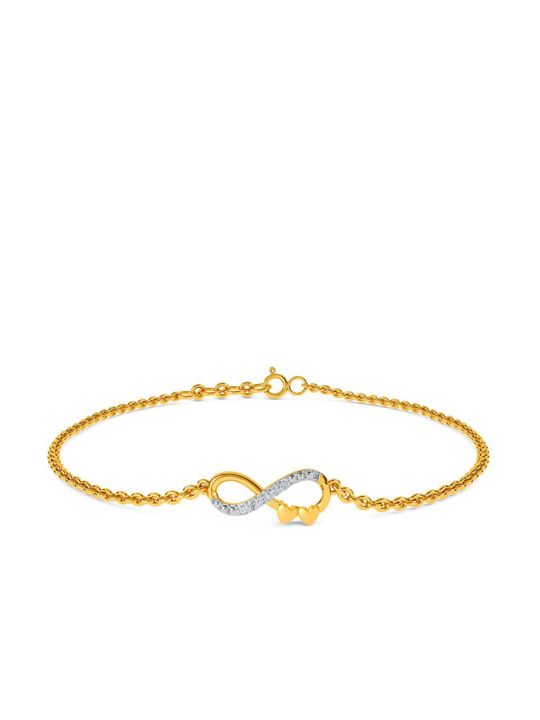 KISNA DIAMOND AND GOLD JEWELLERY 18KT Bracelet Diamond - 1.55 gm