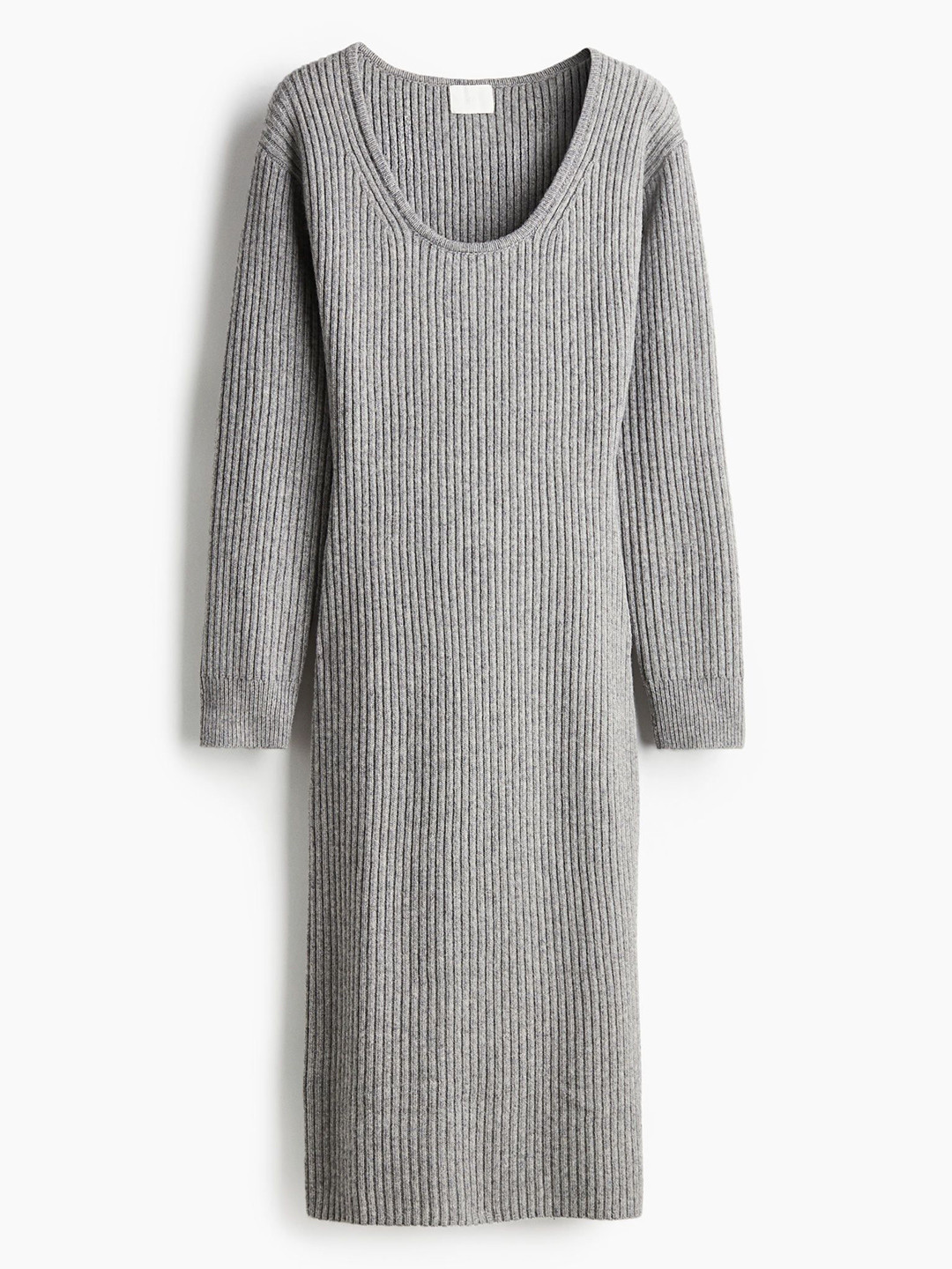 H&M Women  Scoop-Neck Rib-Knit Dress