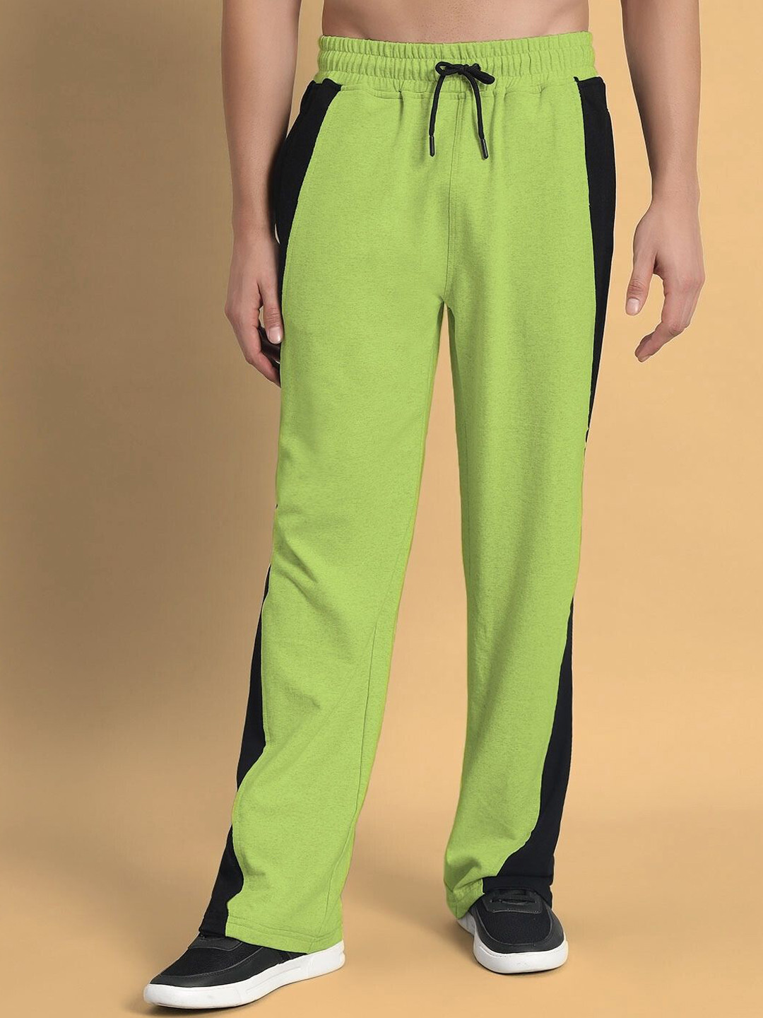 WEARDUDS Men Mid Rise Track Cotton Relaxed Fit Pants