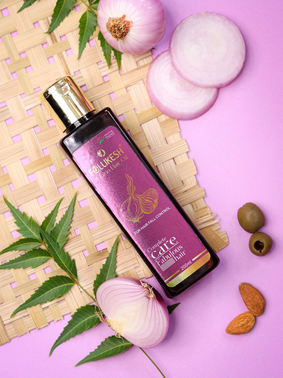 Healing Pharma Follikesh Red Onion Hair Oil - 200 ml