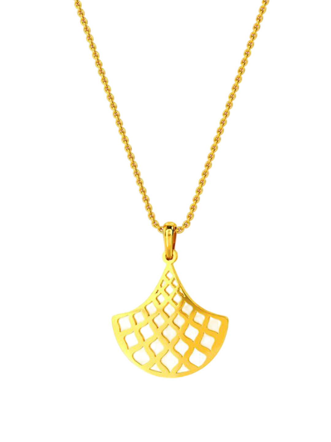 KISNA DIAMOND AND GOLD JEWELLERY 18KT Yellow Gold Pendent