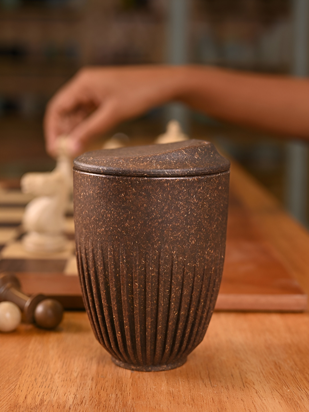 eha Brown Biocomposite Handmade Mug-360ml