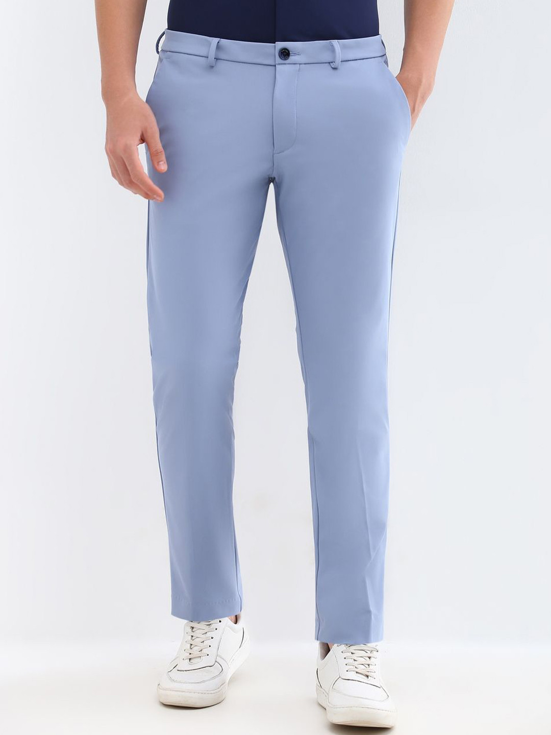 Allen Solly Men Mid-Rise Formal Trousers
