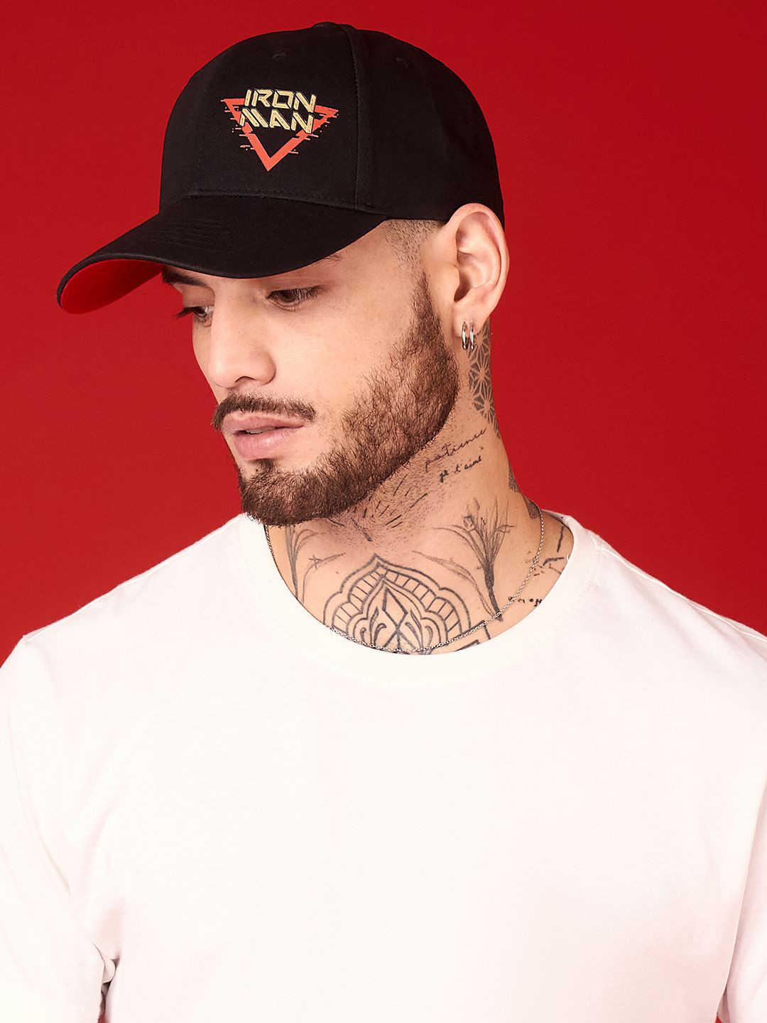 MARVEL STREET Men Printed Baseball Cap mscass24_008_multi-MULTI