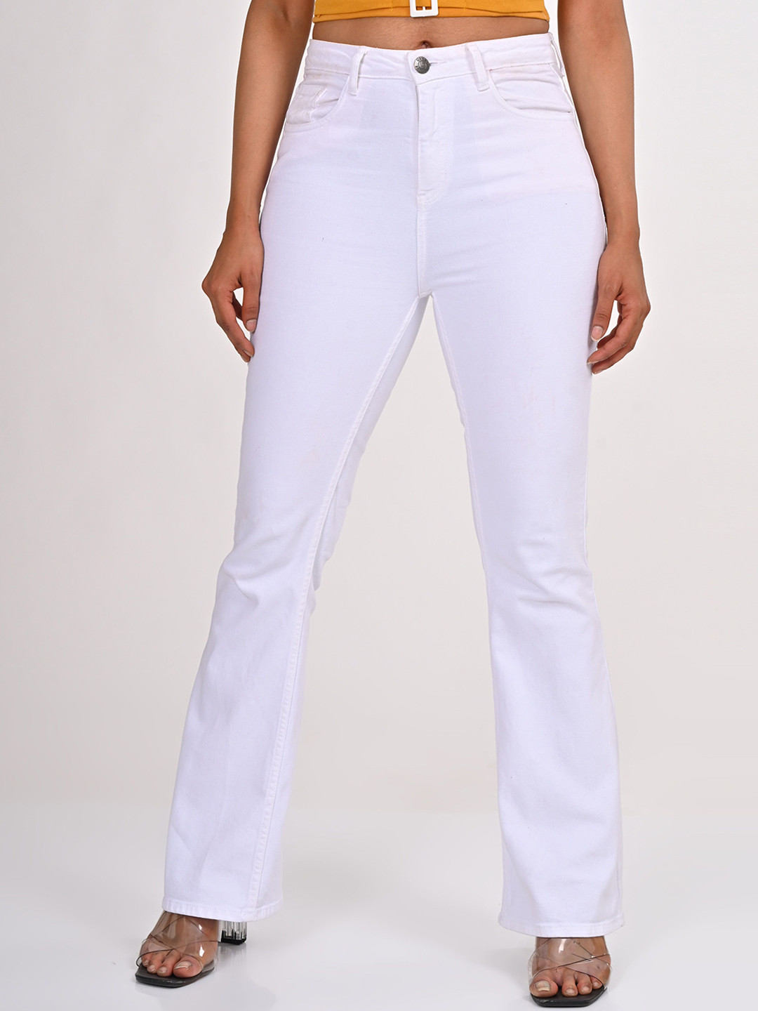 URBAN POCHE Women Bootcut High-Rise Jeans