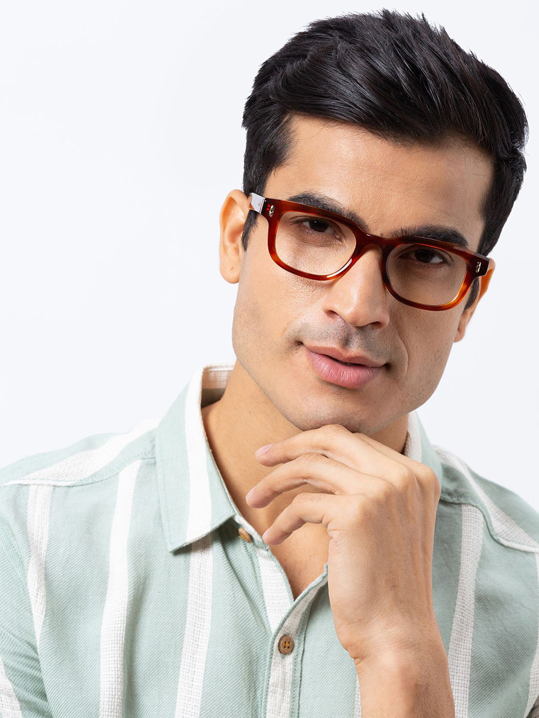 Shisen Fox Unisex Full Rim Square Frames