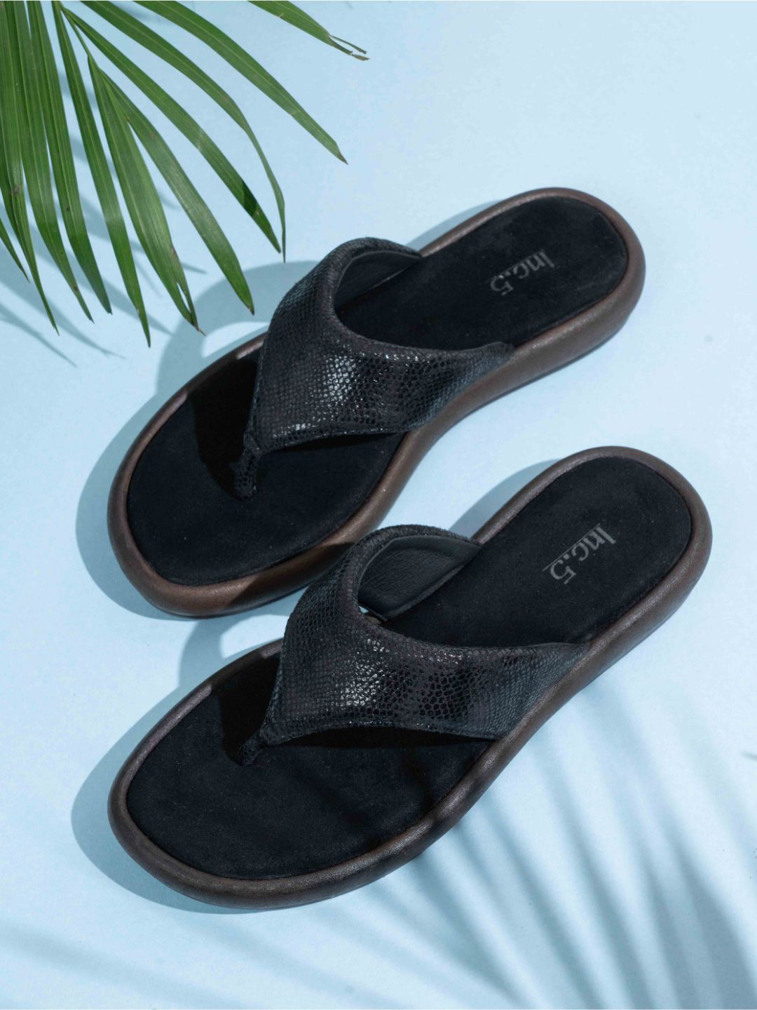 Inc 5 Women Party Open Toe Synthetic Slip-On Flats