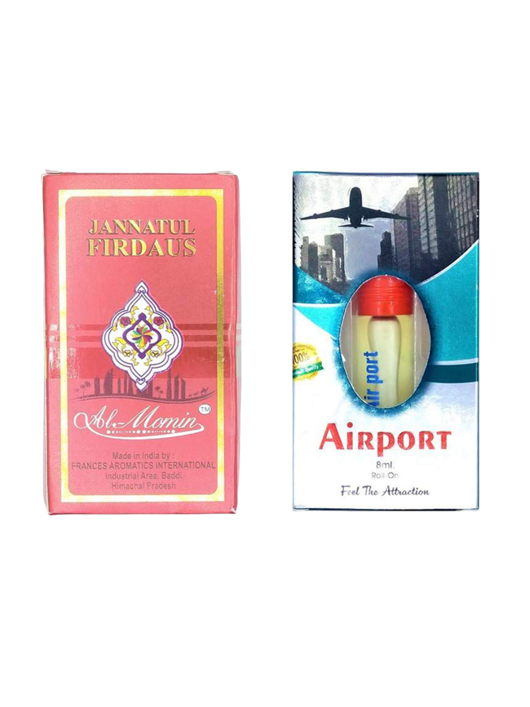 RAVIOUR LIFESTYLE Set Of 2 Airport & Jannat Ul Firdous Attar - 8ml each