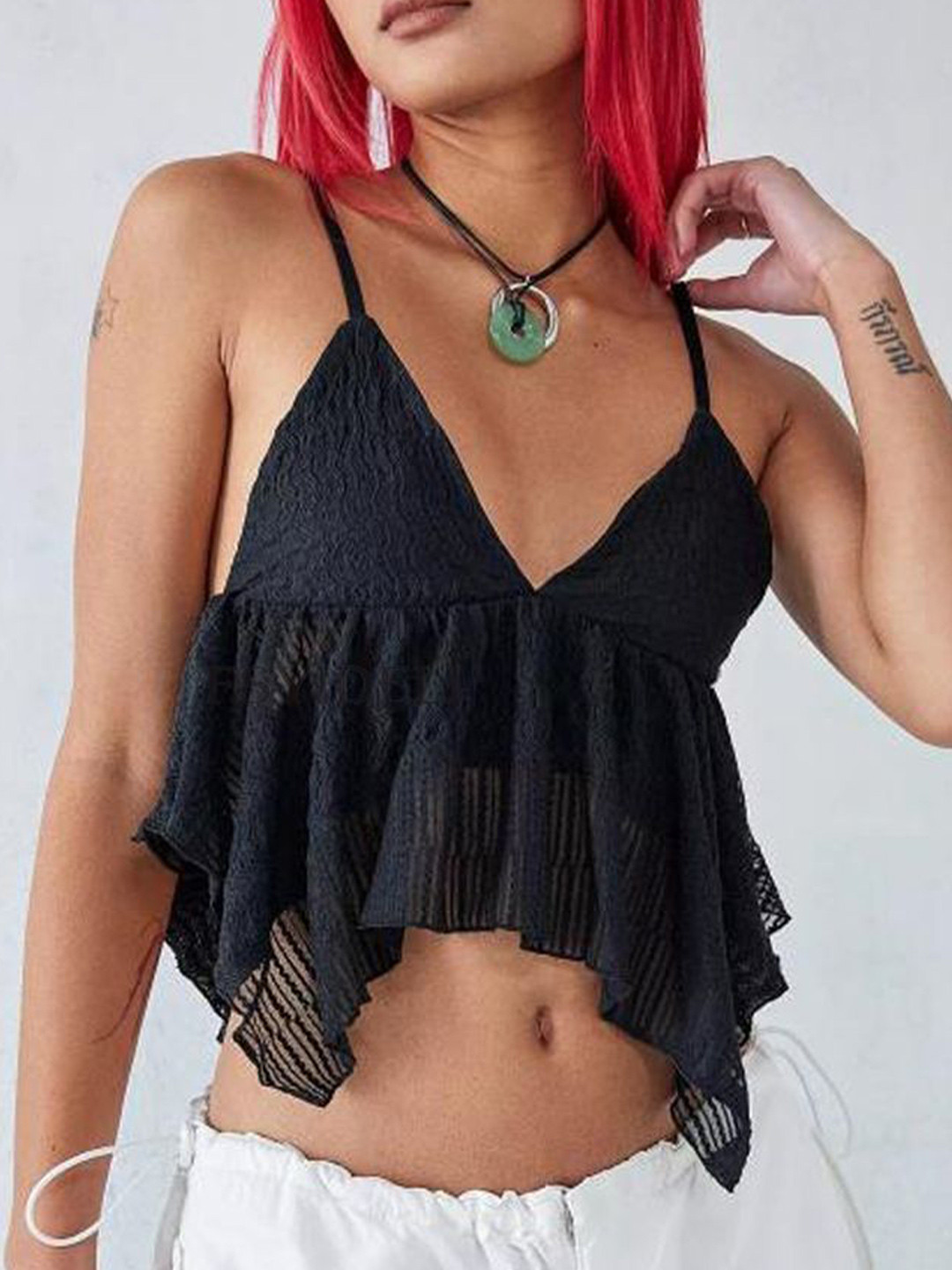 LULU & SKY Women Empire Waist Cami Top