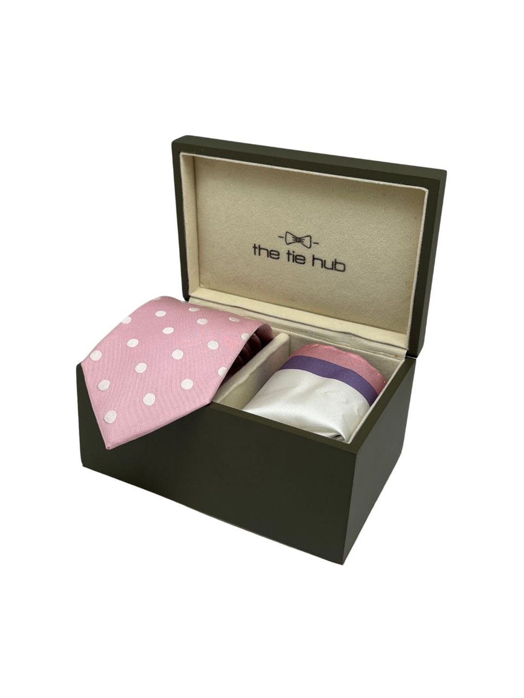 The Tie Hub Men Neck Tie & Square Pocket Accessory Gift Set