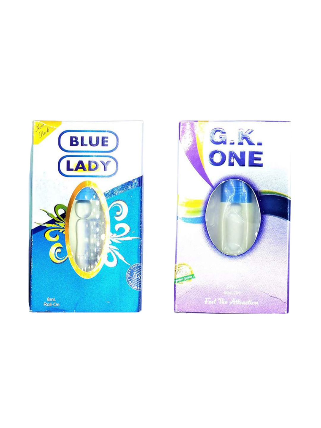 RAVIOUR LIFESTYLE Feel The Attraction Set Of 2 Blue Lady & G.K One Attar - 8ml Each