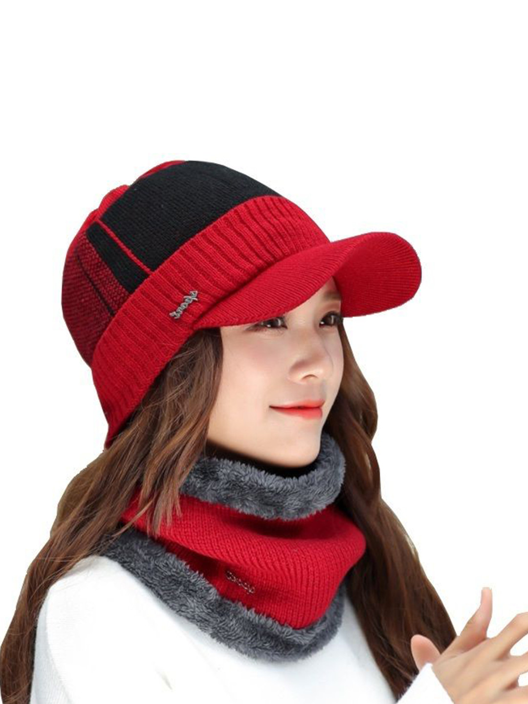 Alexvyan Women Snow & Wind proof Wool Thermal Soft Warm Winter Beanie