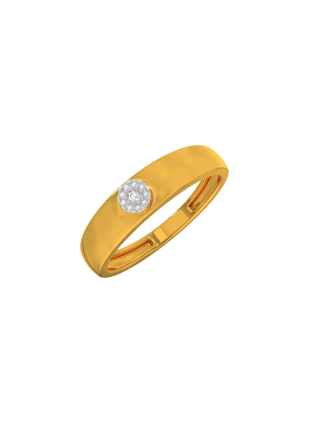 KISNA DIAMOND AND GOLD JEWELLERY 14KT Diamond Ring -2.0 gm