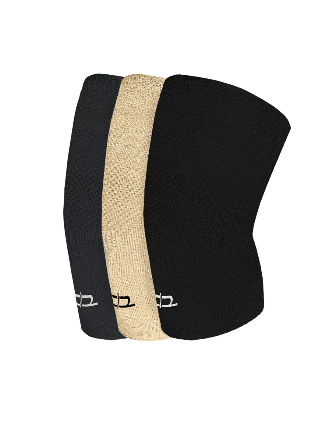 Heelium Pack Of 3 Compression Knee Cap For Blood Circulation & Recovery