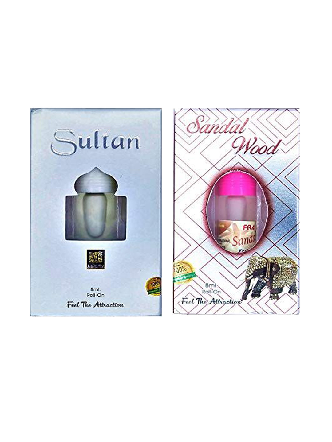 RAVIOUR LIFESTYLE Set Of 2 B Black & Sultan Attar - 8ml Each