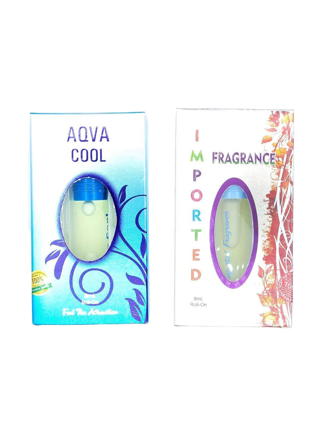 RAVIOUR LIFESTYLE Feel The Attraction Set Of 2 Aqua Cool & Imported Attar- 8 ml Each