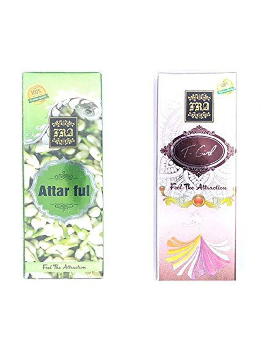 RAVIOUR LIFESTYLE Set of Attar Ful & T Girl Alcohol-Free Attar Roll-On - 8 ml each