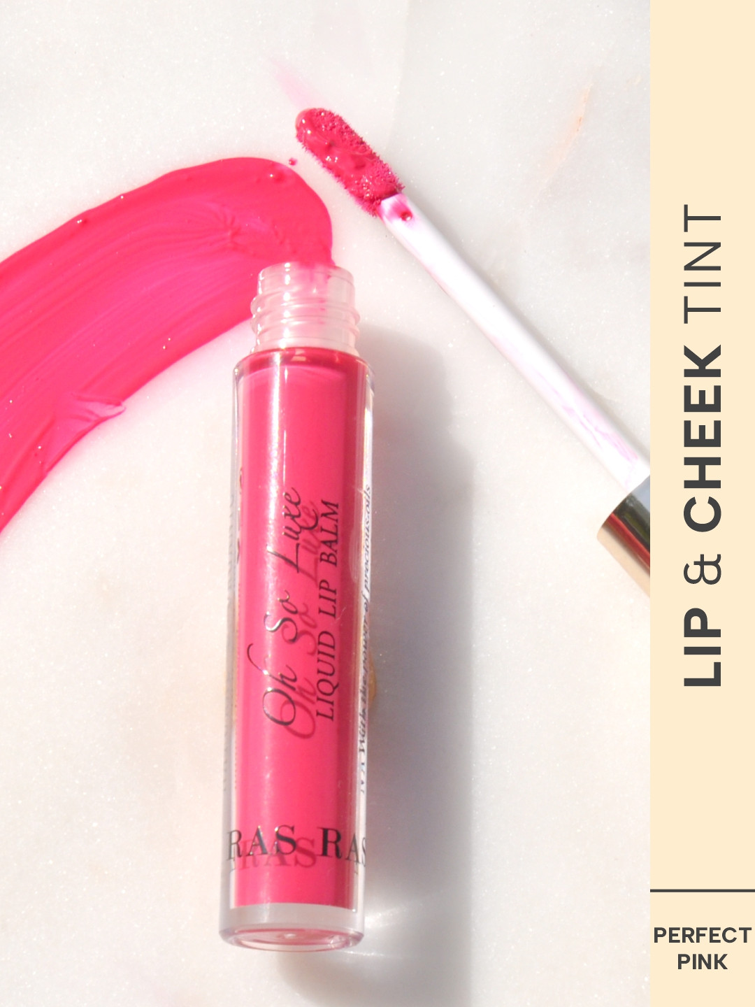 RAS LUXURY OILS Oh-So-Luxe Tinted Liquid Lip Balm 3.2ml - Perfect Pink
