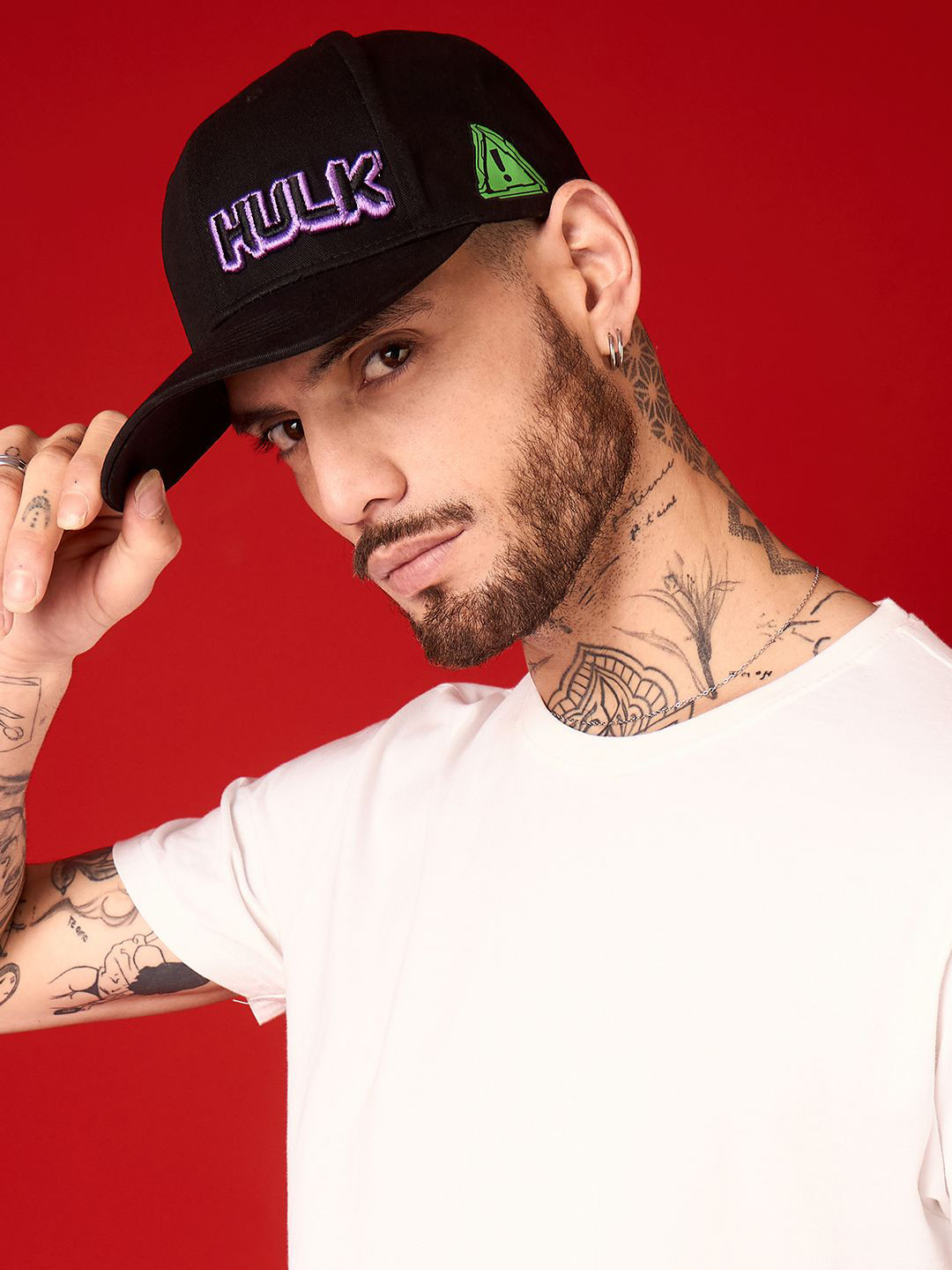 MARVEL STREET Hulk Embroidered Cool Marvel Street Cap