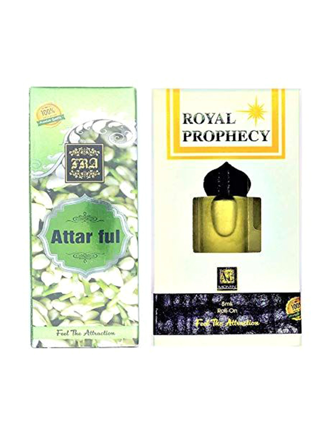 RAVIOUR LIFESTYLE Set Of 2 Attar Full & Royal Prophecy Roll On Attar - 8 ml Each