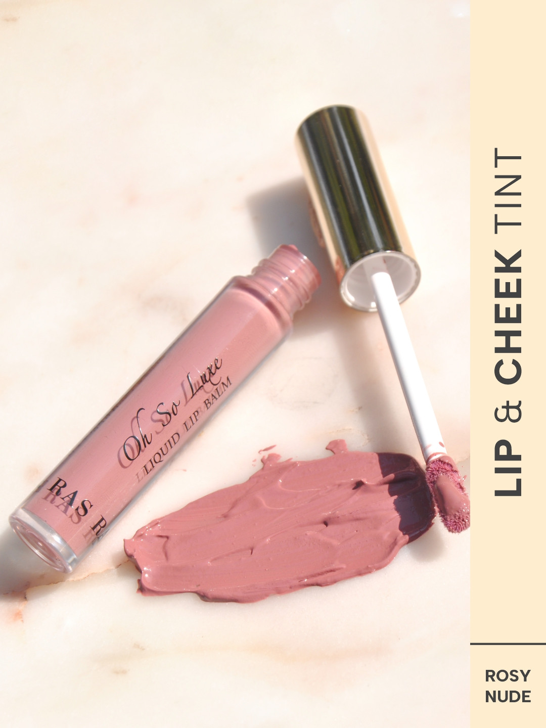 RAS LUXURY OILS Oh-So-Luxe Tinted Liquid Lip Balm 3.2ml - Rosy Nude