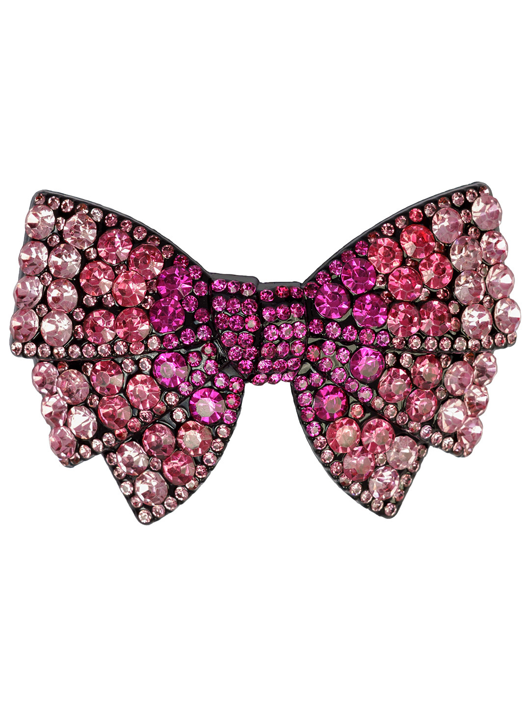 Aye Candy Girls Embellished Fashion French Bow on Barrette Clip
