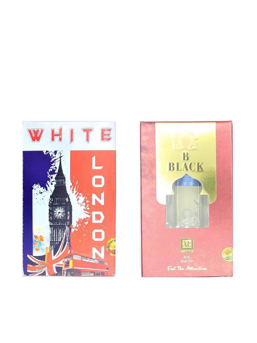 RAVIOUR LIFESTYLE Set Of 2 B Black & White London Roll On Attar - 8ml Each