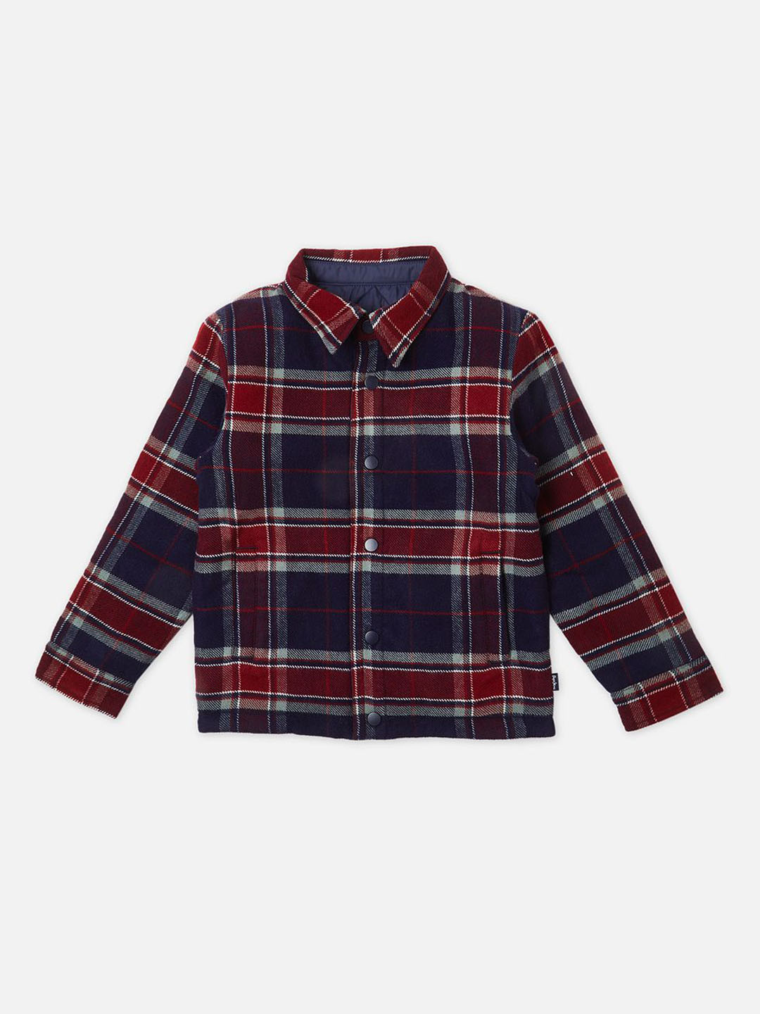 Pepe Jeans Boys Checked Fashion Jacket