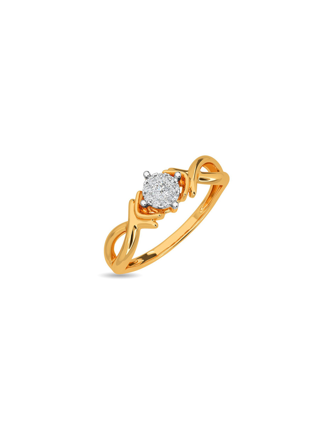 KISNA DIAMOND AND GOLD JEWELLERY 18KT Finger Ring Diamond 2.01 gm