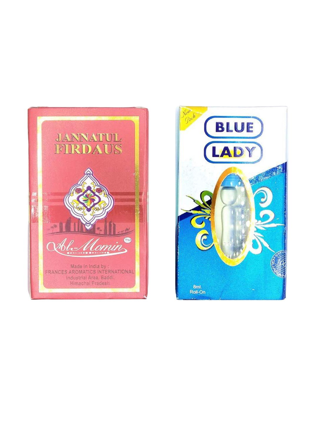 RAVIOUR LIFESTYLE Set Of 2 Blue Lady & Jannat Ul Firdous Attar - 8ml Each