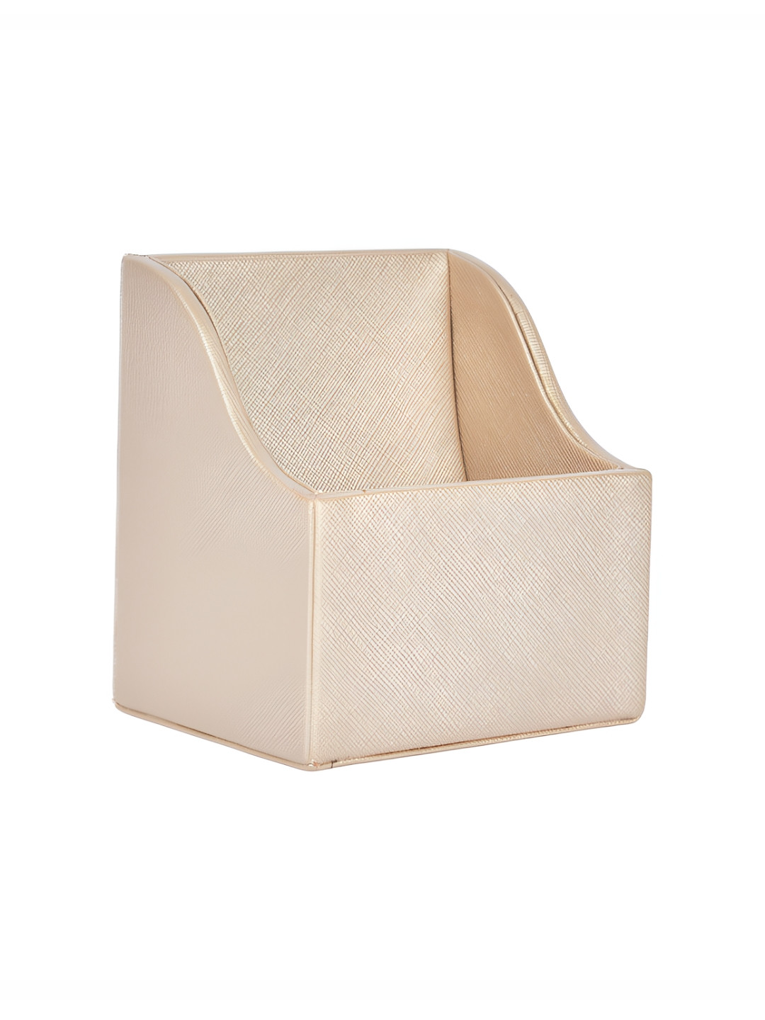 Premsons Gold-Toned Desk Mobile Holder Organiser