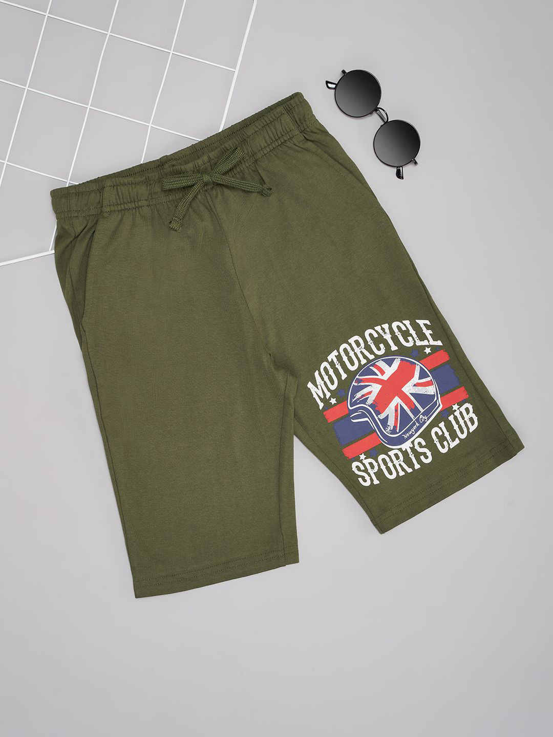 Pantaloons Junior Boys High-Rise Cotton Shorts