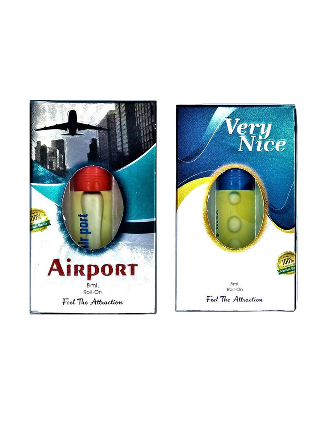 RAVIOUR LIFESTYLE Feel The Attraction Set Of 2 Airport & Very Nice Attar - 8ml Each
