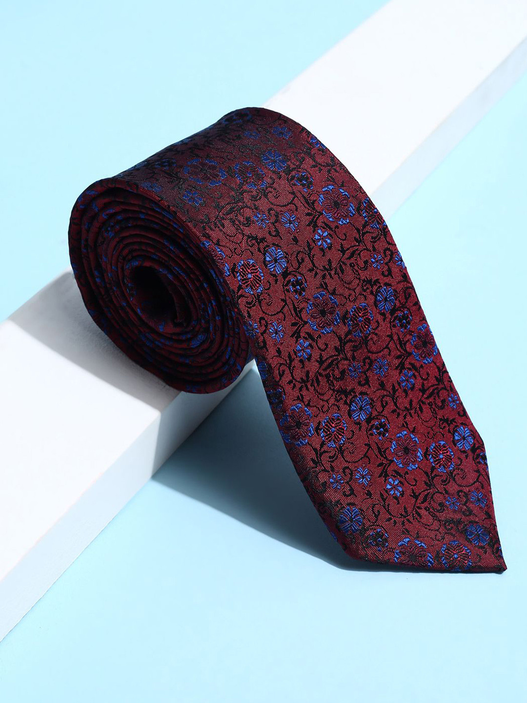 Peter England Men Formal Printed Skinny Tie