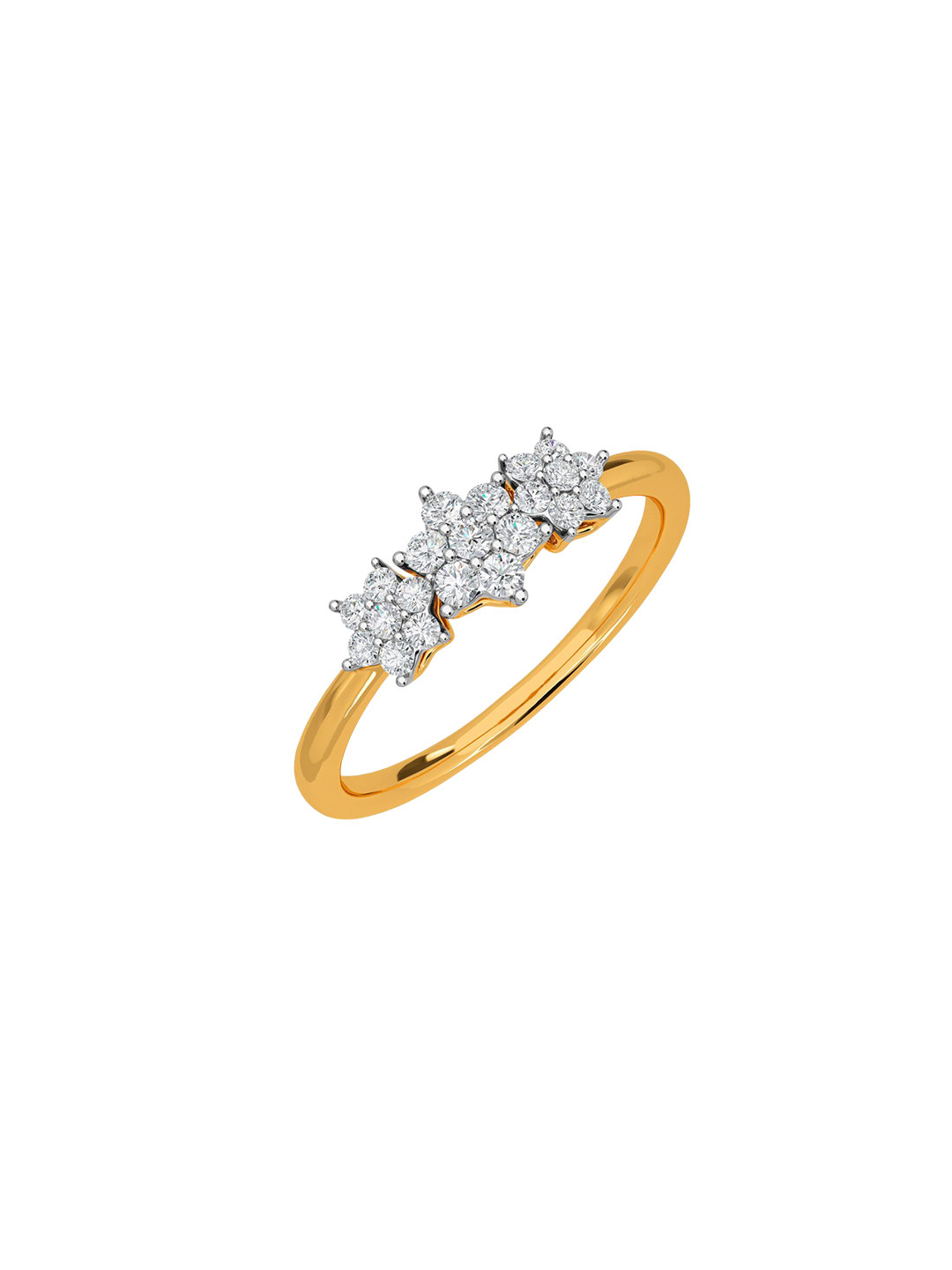 KISNA DIAMOND AND GOLD JEWELLERY 14KT Diamond Ring