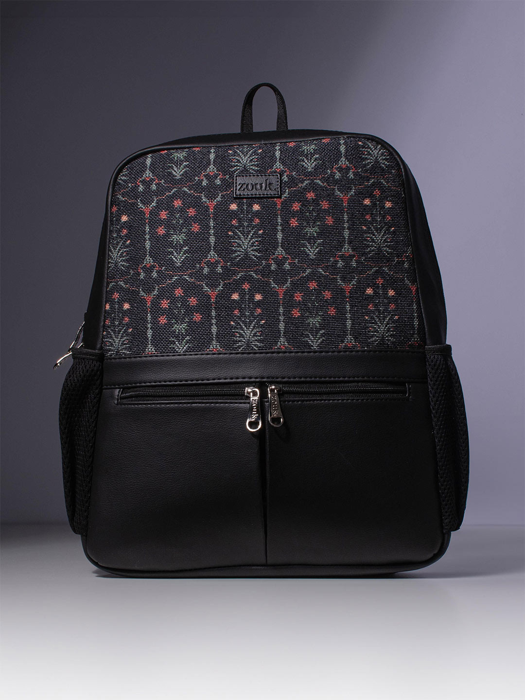 ZOUK Unisex Textured Synthetic Backpacks