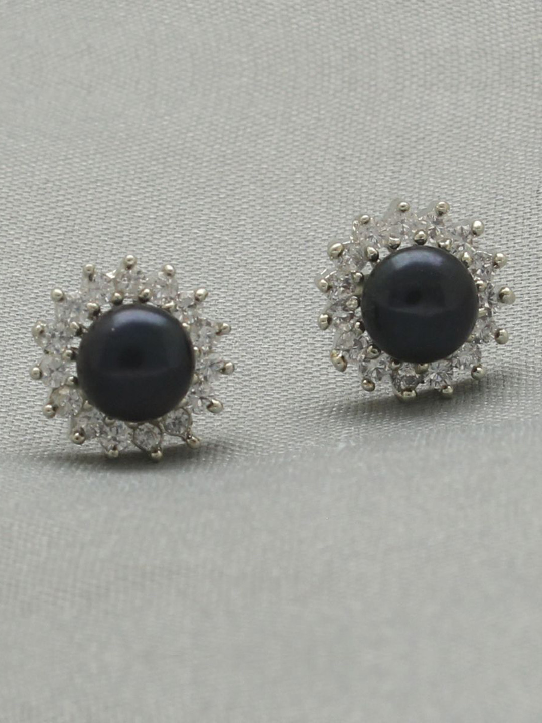 Sri Jagdamba Pearls Dealer Citran Gold-Plated Beaded Studs