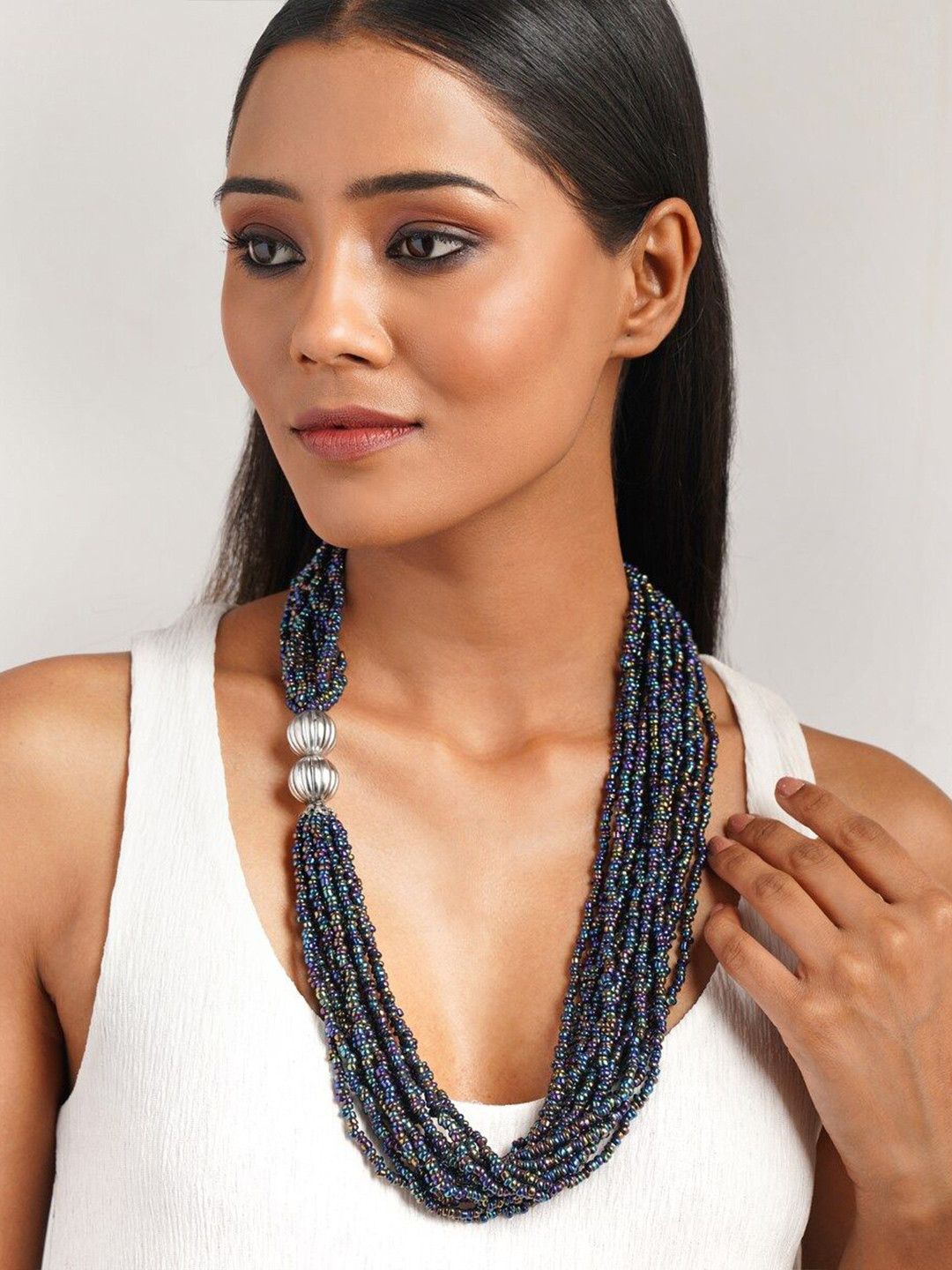 JAYPORE Beaded Necklace