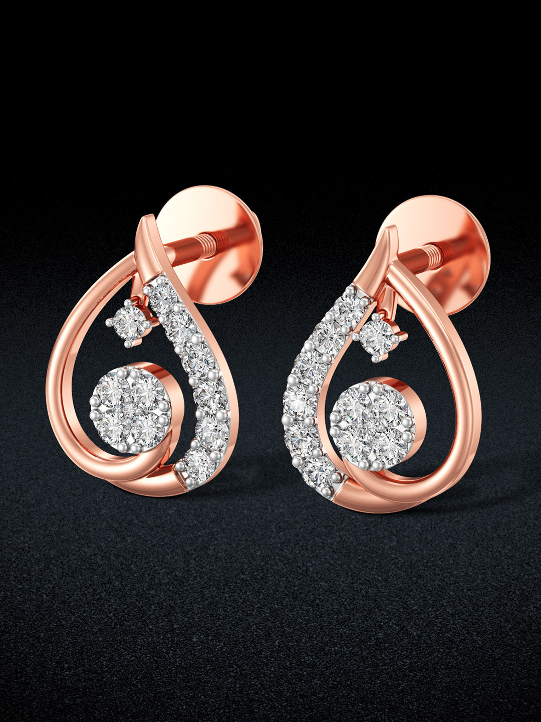 Joyalukkas Women 18KT Earrings Diamond 0.75 Carat