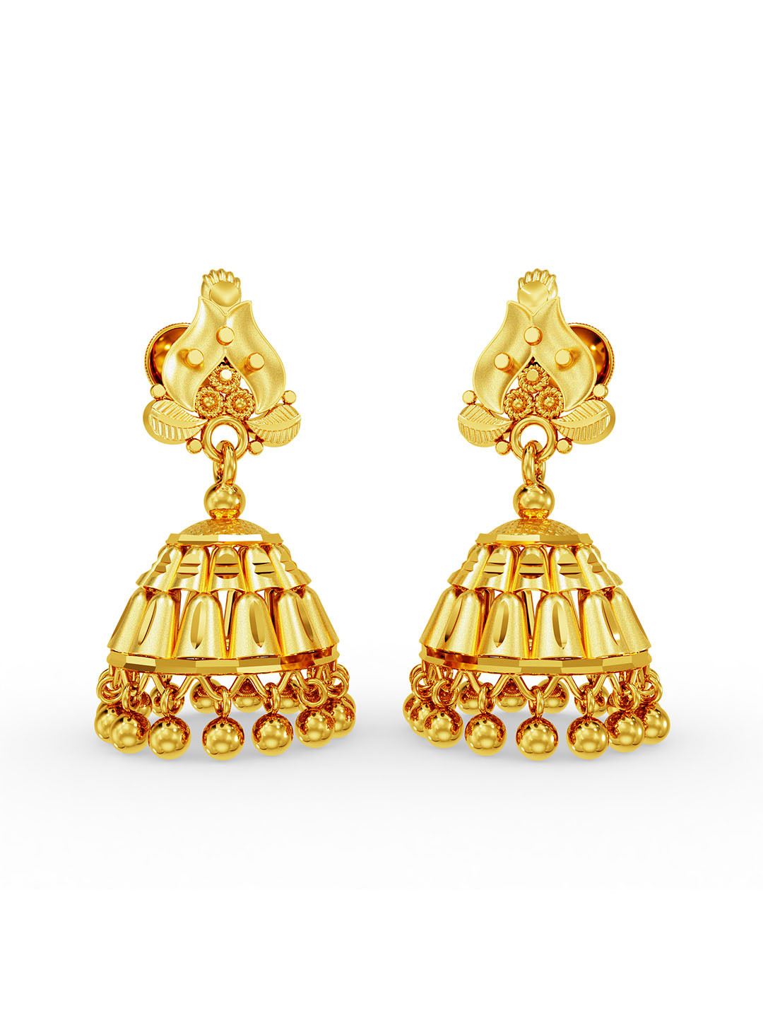 Joyalukkas 22 KT Yellow Gold Earring