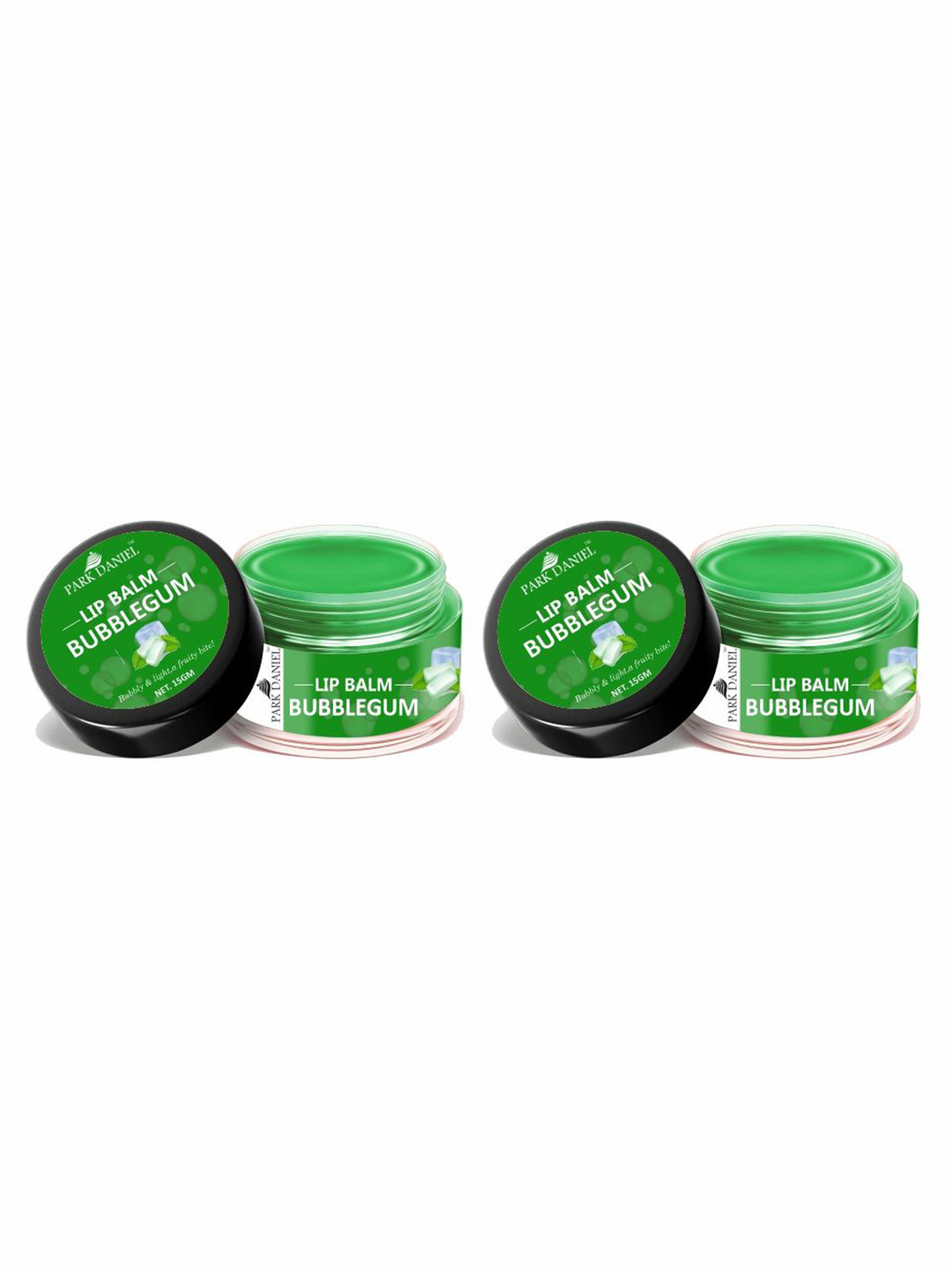 Park Daniel Set Of 2 Bubble Gum Extract Lip Balm - 15 g Each