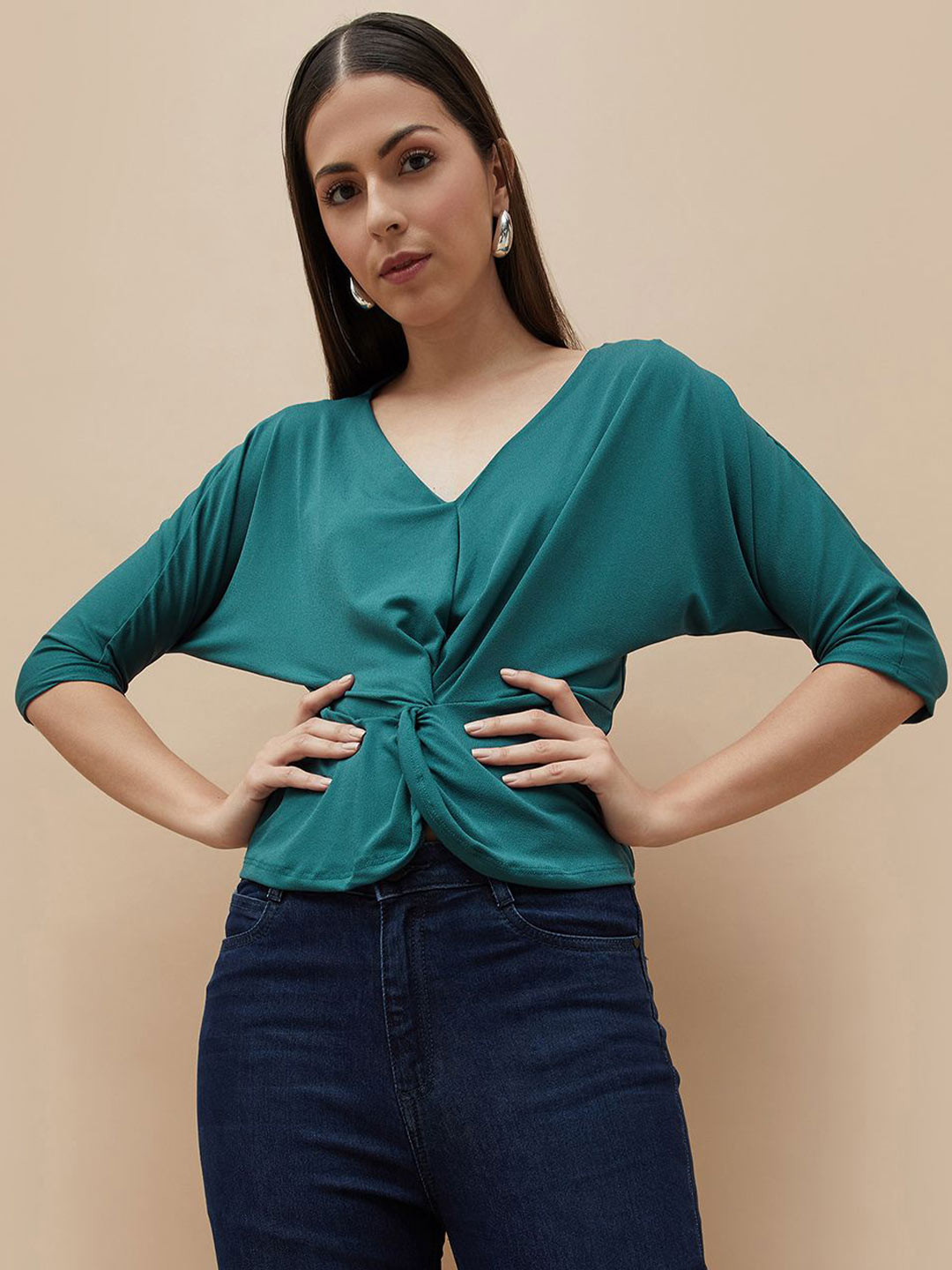 CODE by Lifestyle Extended Sleeves Top