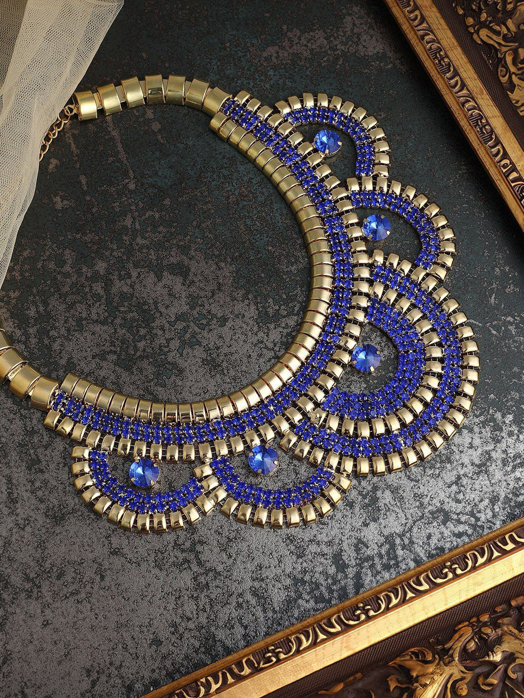 SOHI The Corona Gold-Plated Necklace