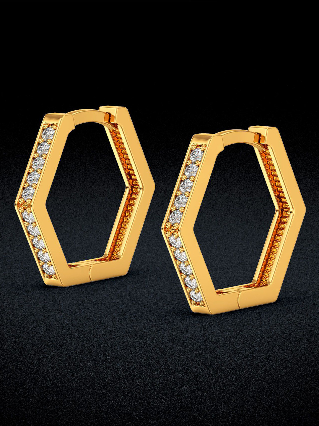 Joyalukkas 22KT Yellow Gold Earringg 2.99g