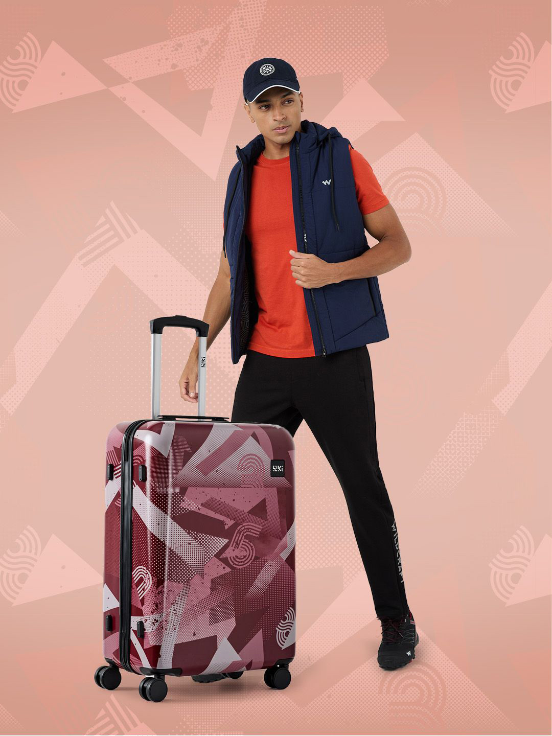 Wildcraft Hard Sided Trolley Suitcase