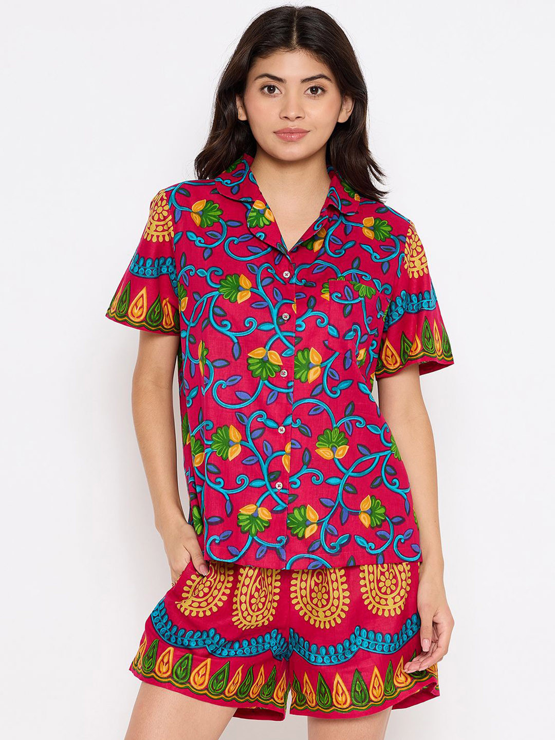 Antimony Women Printed Night suit